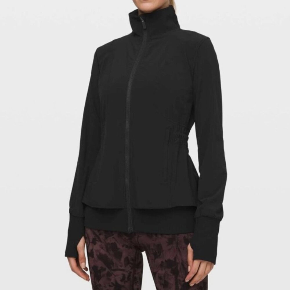 Lululemon Sights Seen Lightweight Drawcord Black Jacket
